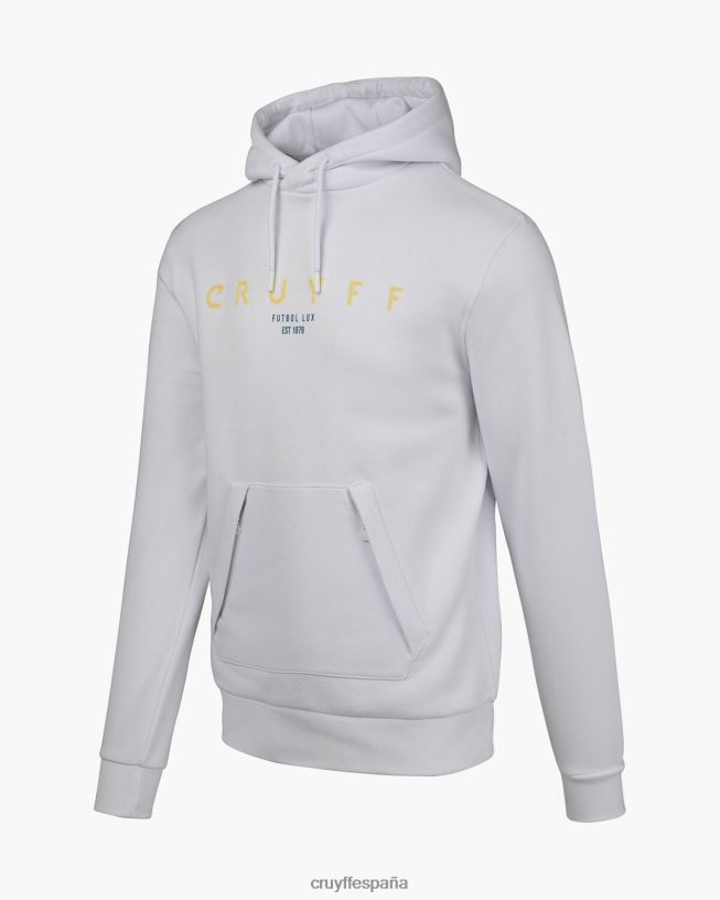 sudadera con capucha Cruyff hombres blanco D6DNB823 sudadera