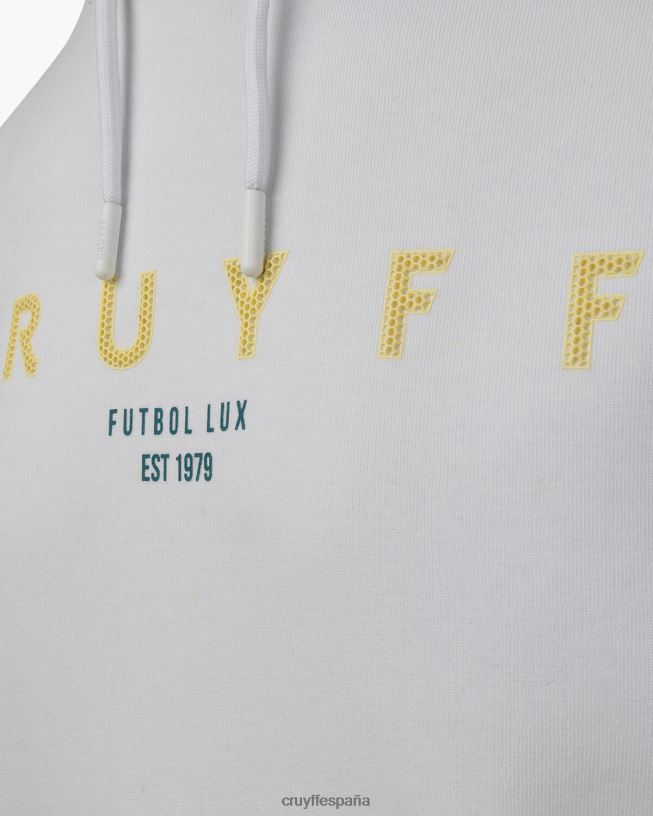 sudadera con capucha Cruyff hombres blanco D6DNB823 sudadera