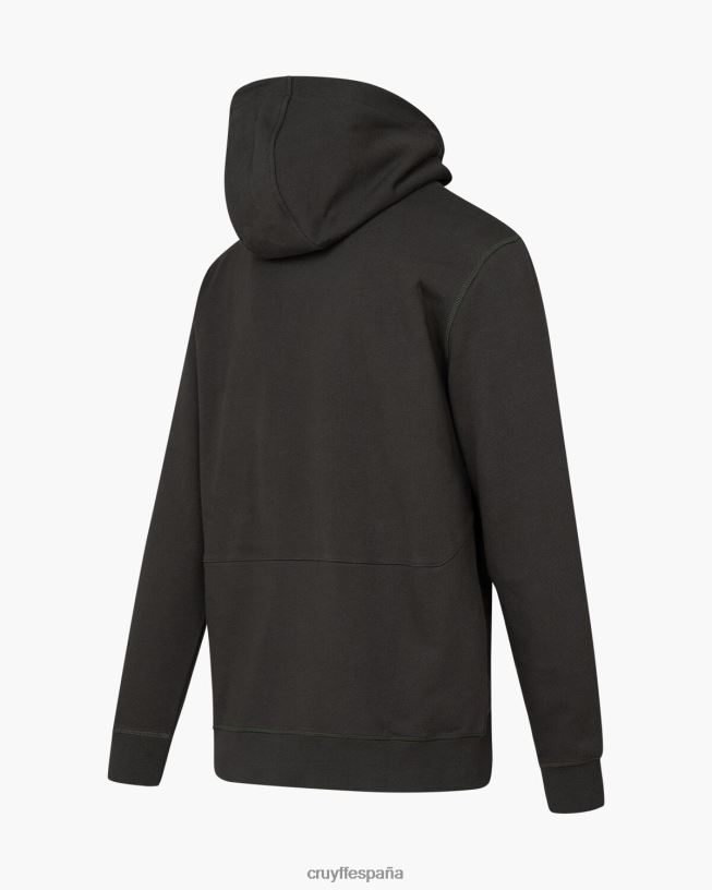 sudadera con capucha Cruyff hombres ejercito verde D6DNB294 sudadera