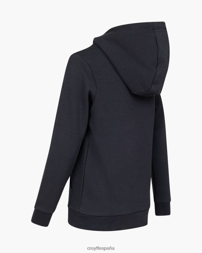 sudadera con capucha Cruyff hombres negro D6DNB1164 sudadera