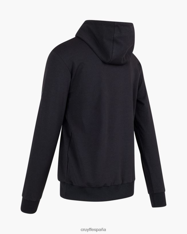 sudadera con capucha Cruyff hombres negro D6DNB580 sudadera