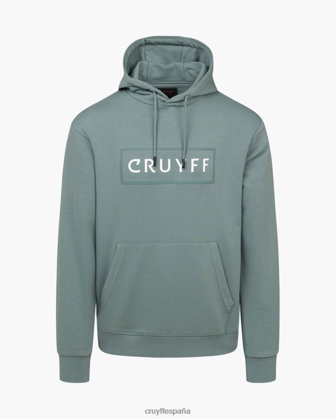sudadera con capucha Cruyff hombres plomo azul D6DNB194 sudadera