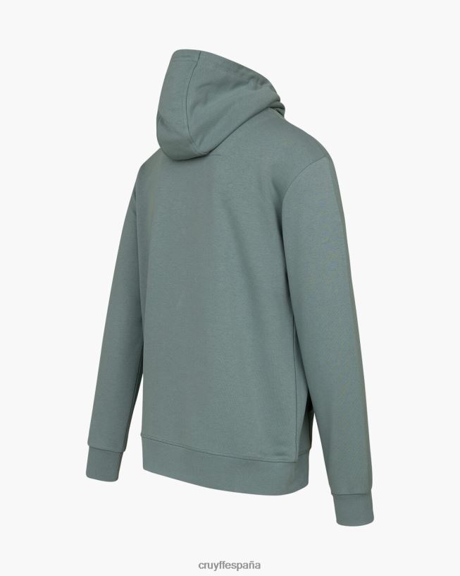 sudadera con capucha Cruyff hombres plomo azul D6DNB194 sudadera