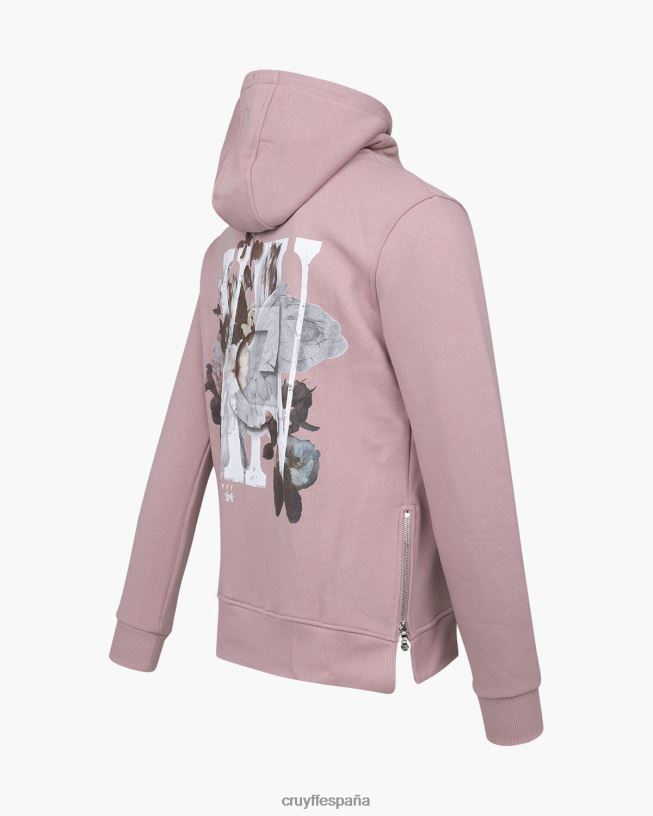 sudadera con capucha Cruyff hombres rosa D6DNB657 sudadera