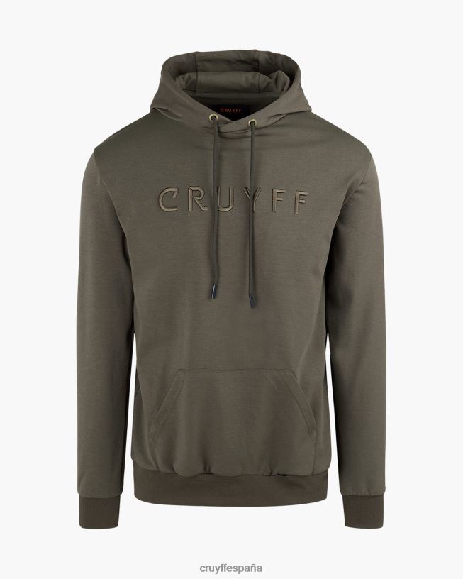 sudadera con capucha Cruyff hombres verde D6DNB492 sudadera