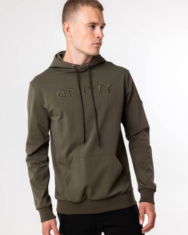 sudadera con capucha Cruyff hombres verde D6DNB492 sudadera