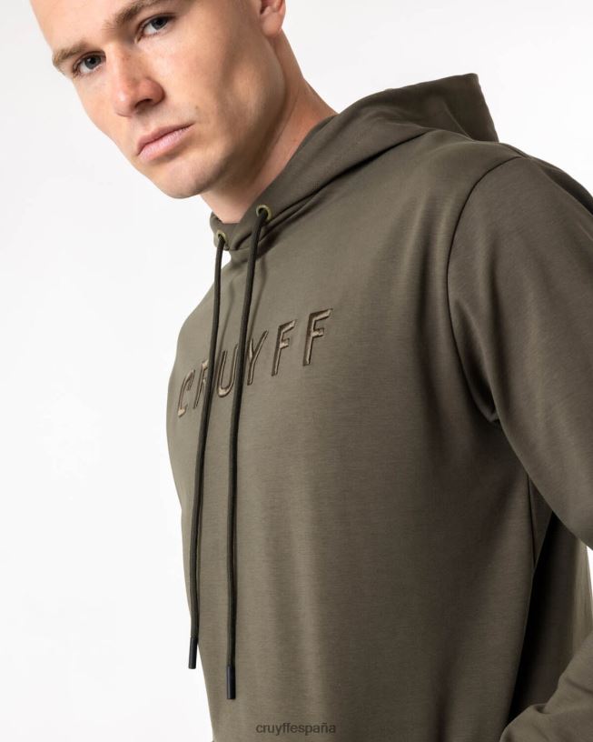sudadera con capucha Cruyff hombres verde D6DNB492 sudadera