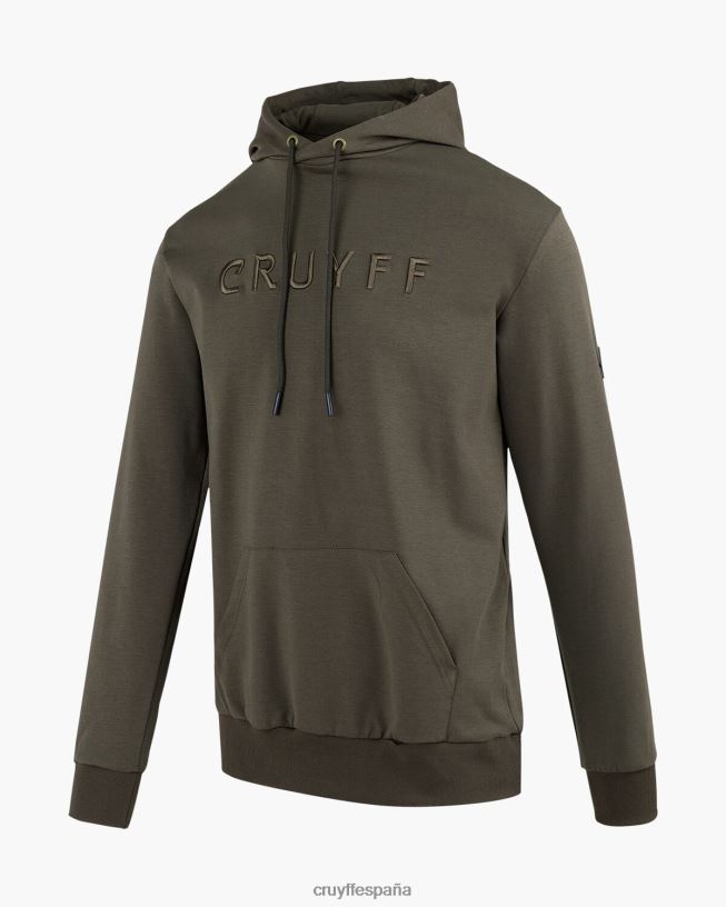 sudadera con capucha Cruyff hombres verde D6DNB492 sudadera