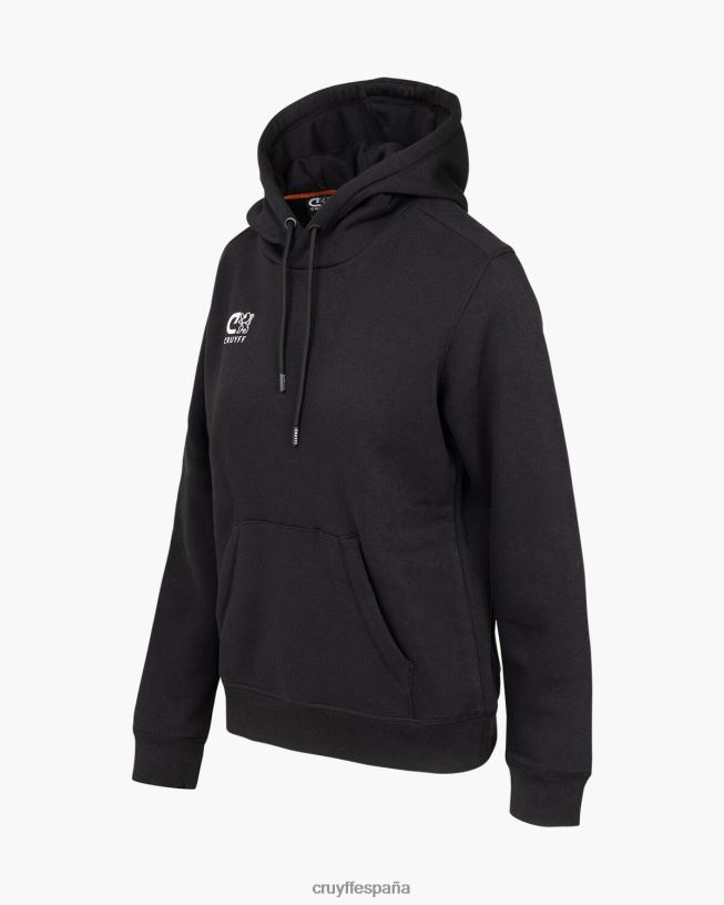 sudadera con capucha core Cruyff mujer negro D6DNB1063 sudadera