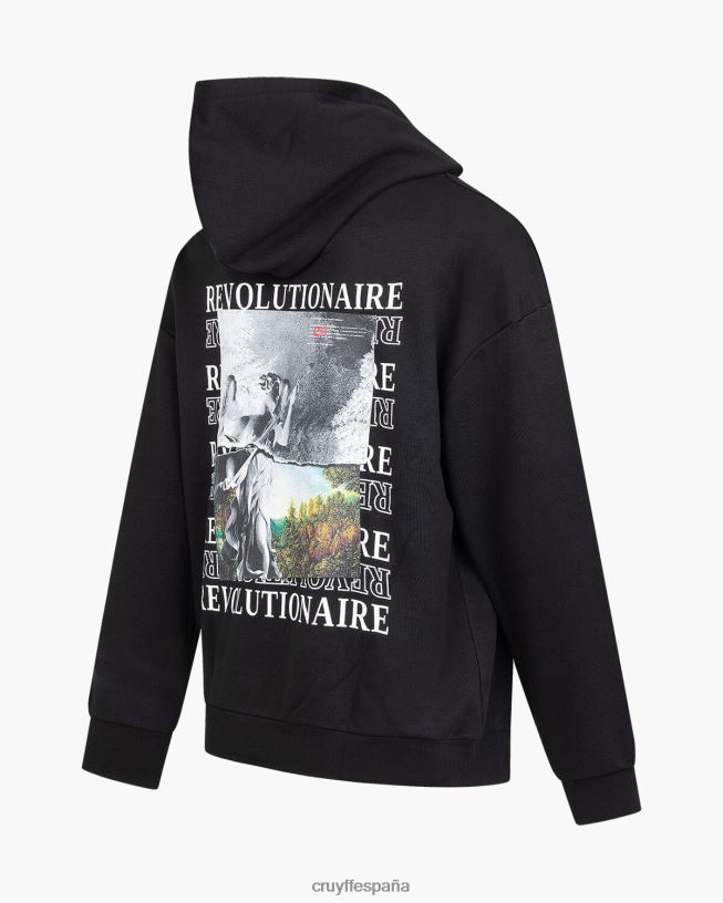 sudadera con capucha de los ángeles Cruyff hombres negro D6DNB558 sudadera