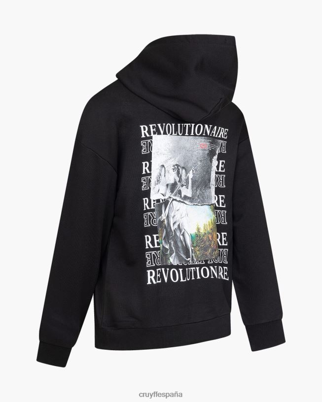 sudadera con capucha de los ángeles Cruyff hombres negro D6DNB558 sudadera