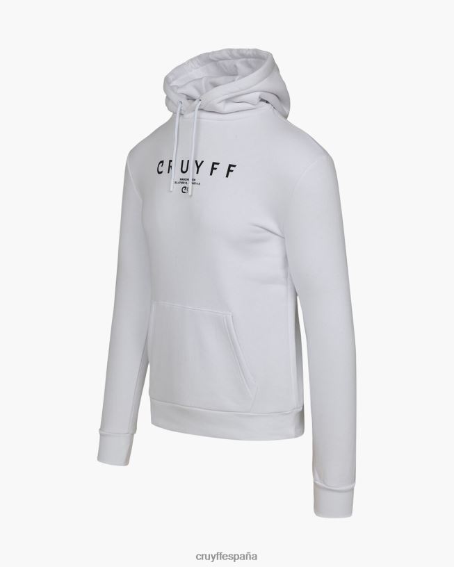 sudadera con capucha del paquete de la ciudad Cruyff hombres blanco D6DNB463 sudadera