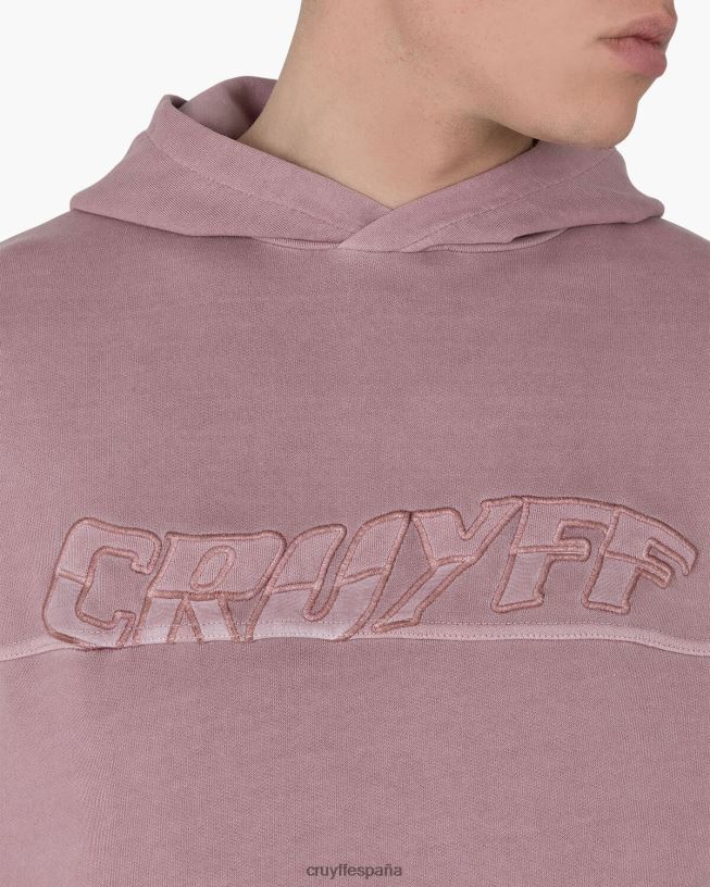 sudadera con capucha raoul Cruyff hombres rosa D6DNB677 sudadera