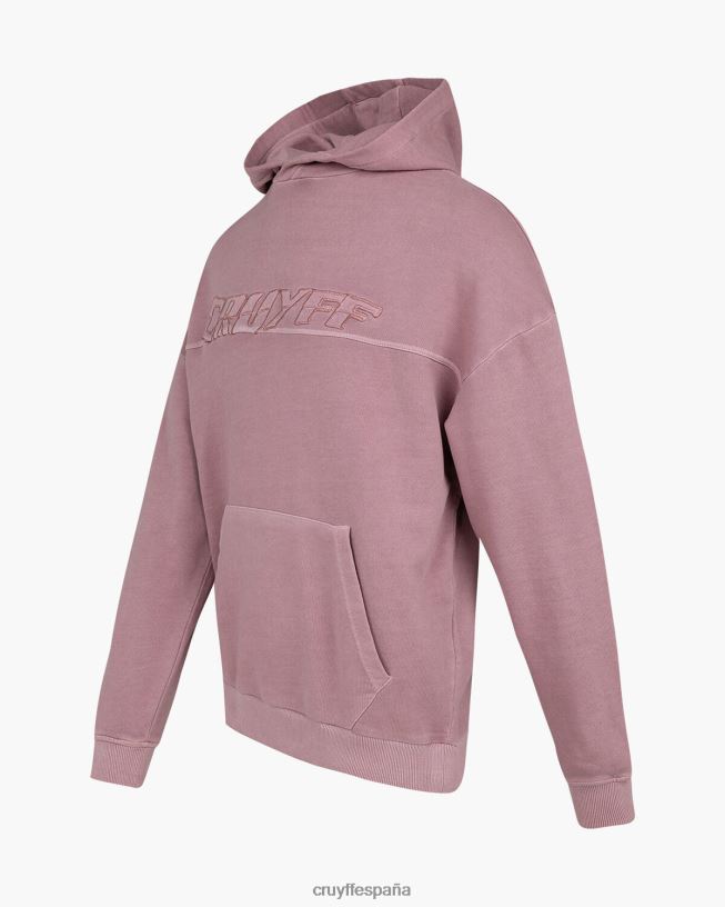 sudadera con capucha raoul Cruyff hombres rosa D6DNB677 sudadera