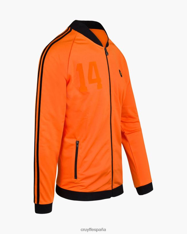 sudadera copa del mundo 1974 Cruyff hombres naranja D6DNB839 chaqueta