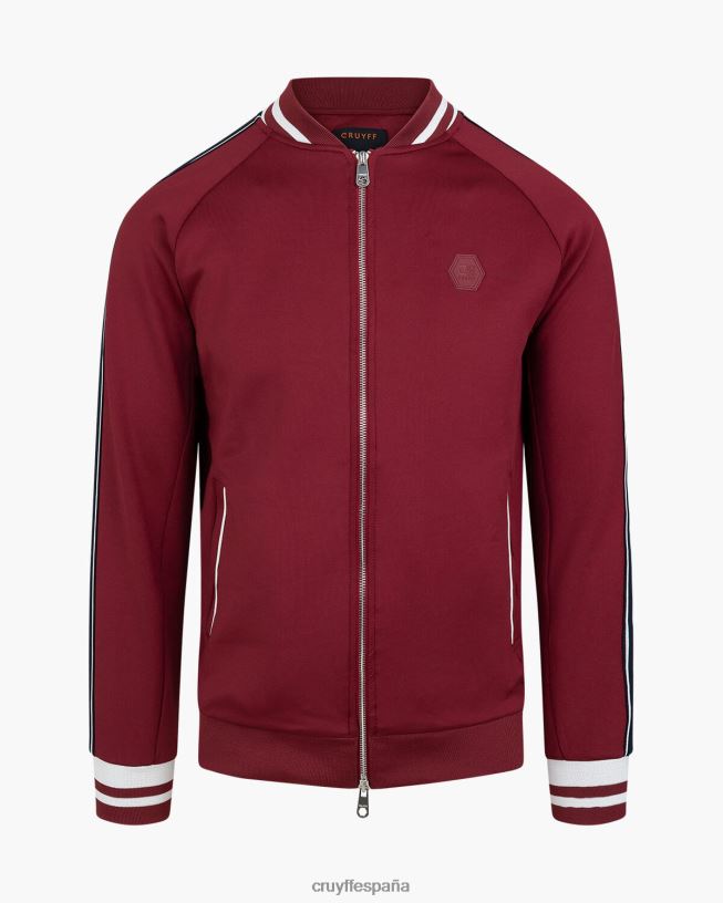 sudadera de buceo santino Cruyff hombres Burdeos D6DNB482 chaqueta