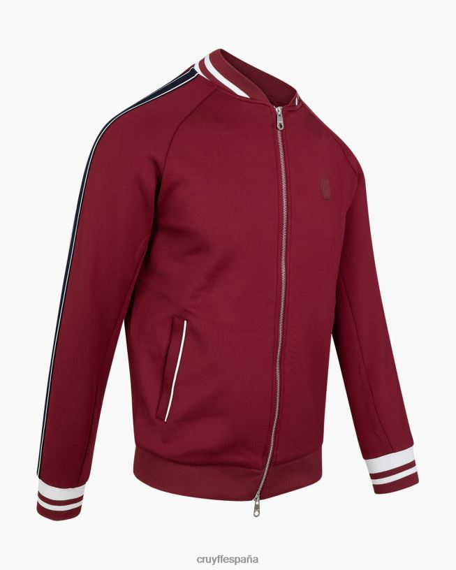 sudadera de buceo santino Cruyff hombres Burdeos D6DNB482 chaqueta