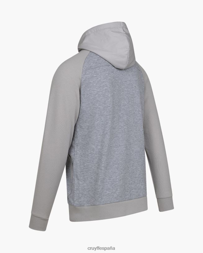 sudadera galanzo fz Cruyff hombres gris claro D6DNB400 sudadera
