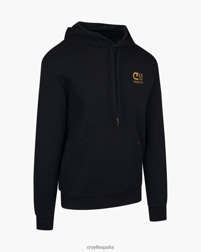 sudadera joaquim-70 algodón/30 poliéster Cruyff hombres negro D6DNB914 sudadera