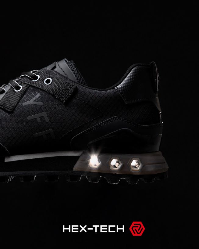 superbia tecnología hexagonal Cruyff hombres Gris oscuro D6DNB5 zapatillas