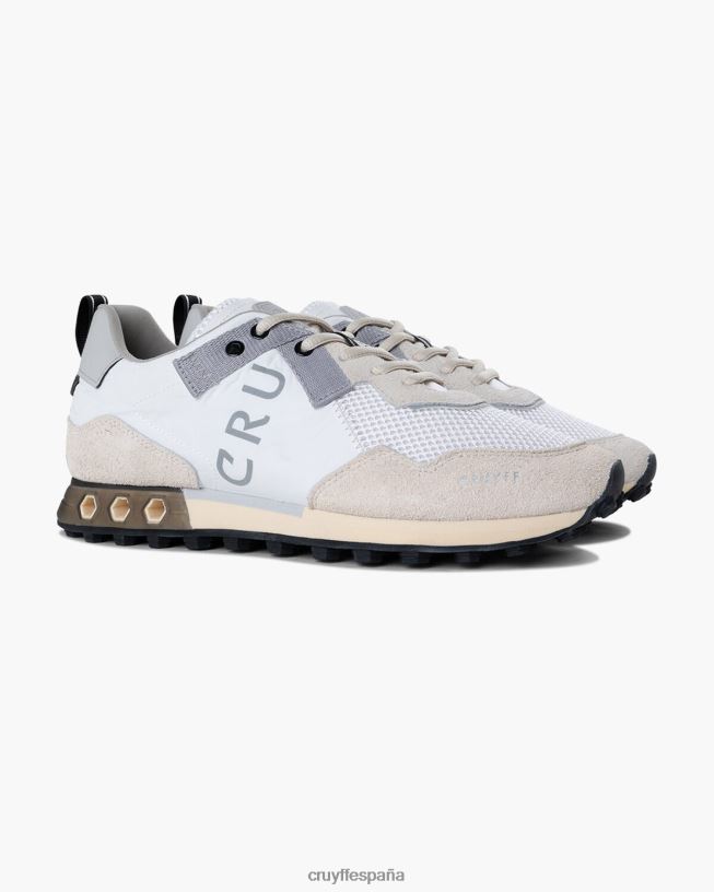 superbia tecnología hexagonal Cruyff hombres blanco D6DNB180 zapatillas