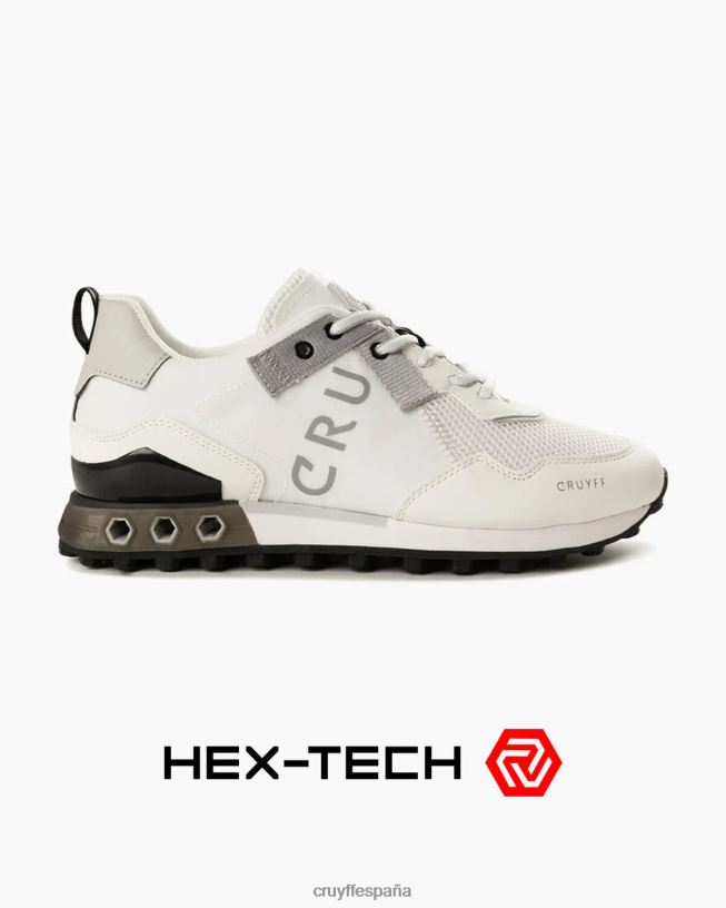superbia tecnología hexagonal Cruyff hombres blanco D6DNB6 zapatillas