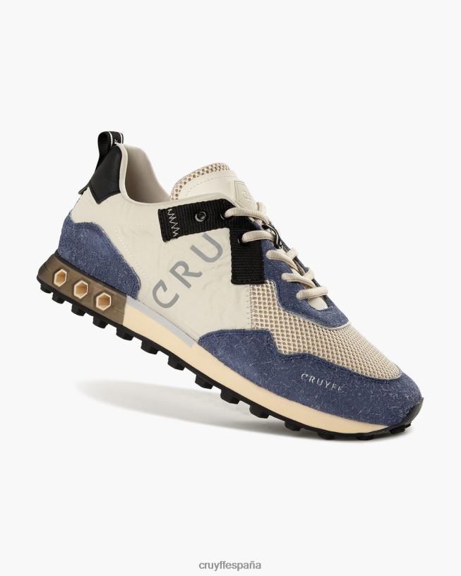 superbia tecnología hexagonal Cruyff hombres crema D6DNB179 zapatillas