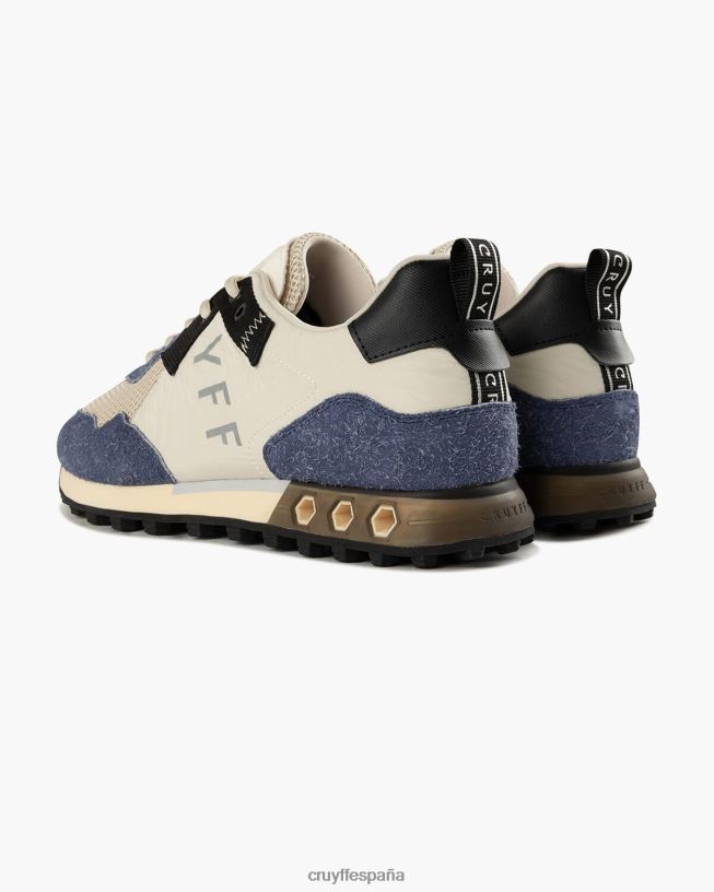 superbia tecnología hexagonal Cruyff hombres crema D6DNB179 zapatillas