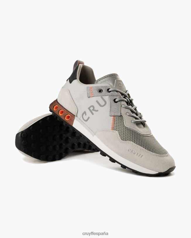 superbia tecnología hexagonal Cruyff hombres gris claro D6DNB232 zapatillas