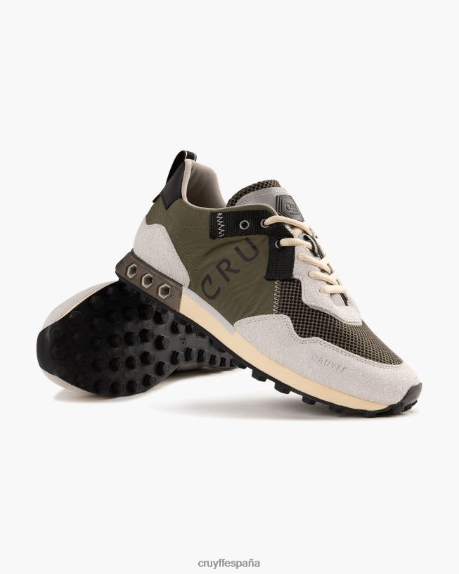 superbia tecnología hexagonal Cruyff hombres verde oscuro D6DNB181 zapatillas