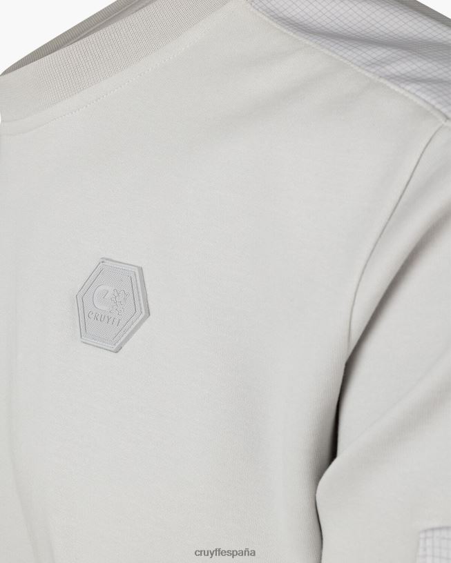 suéter de ayuda Cruyff hombres gris claro D6DNB31 suéter