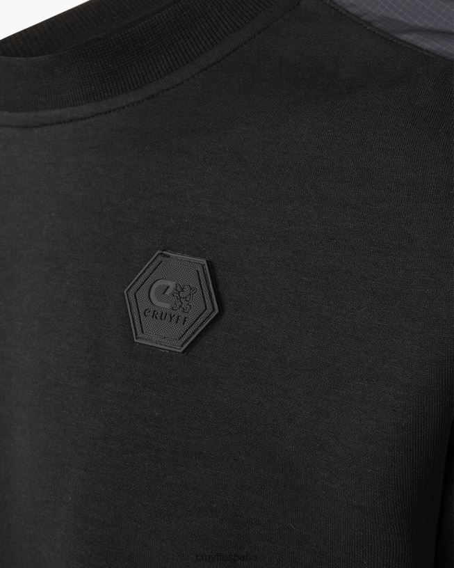 suéter de ayuda Cruyff hombres negro D6DNB30 suéter
