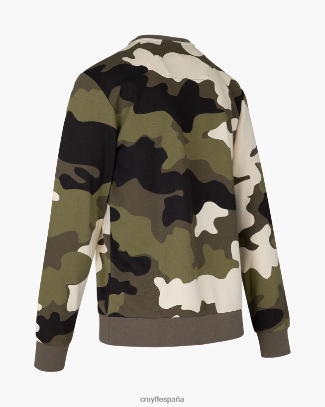 suéter de camuflaje Cruyff hombres ejercito verde D6DNB555 suéter