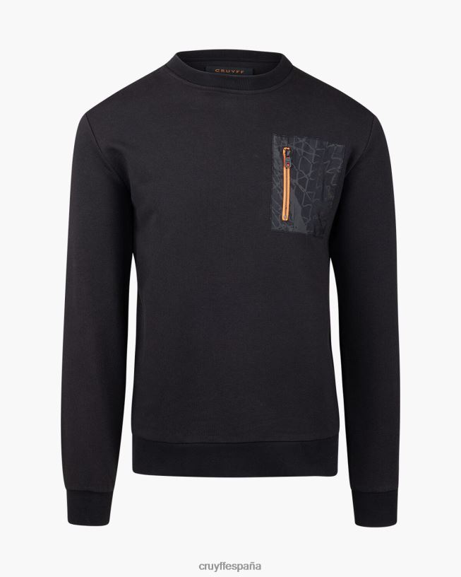 suéter rafael Cruyff hombres negro D6DNB561 suéter