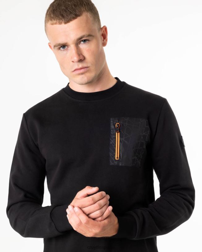 suéter rafael Cruyff hombres negro D6DNB561 suéter