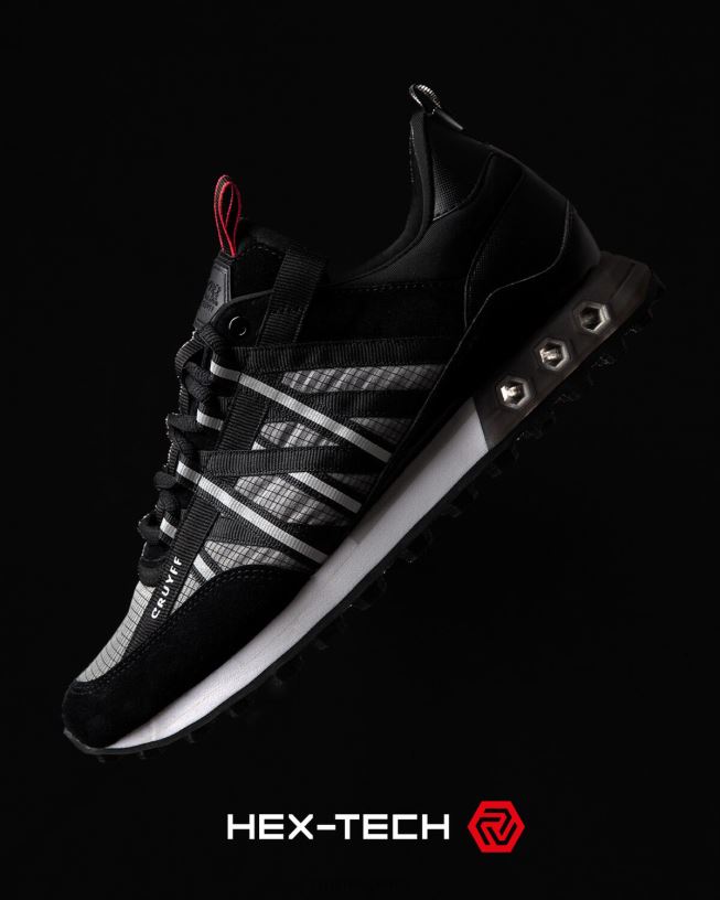 tecnología hexadecimal de miedo Cruyff hombres Gris oscuro D6DNB211 zapatillas