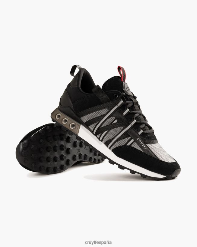 tecnología hexadecimal de miedo Cruyff hombres Gris oscuro D6DNB211 zapatillas