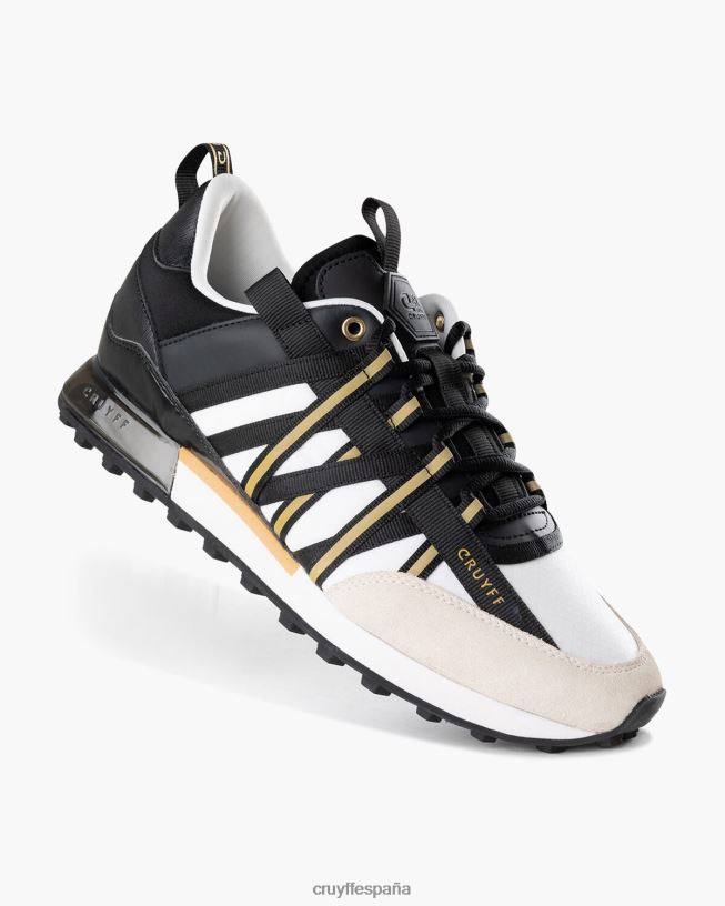 tecnología hexadecimal de miedo Cruyff hombres Oro blanco D6DNB215 zapatillas