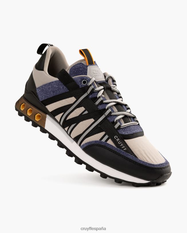 tecnología hexadecimal de miedo Cruyff hombres gris azul D6DNB270 zapatillas