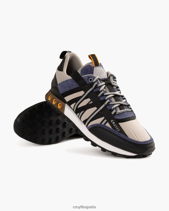 tecnología hexadecimal de miedo Cruyff hombres gris azul D6DNB270 zapatillas