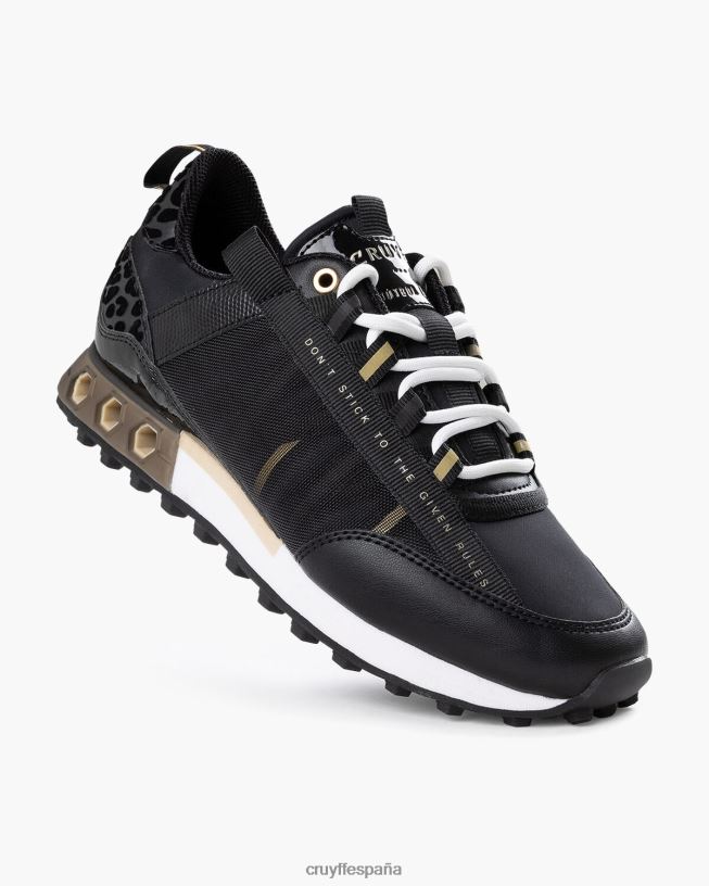 tecnología hexadecimal de miedo Cruyff mujer negro D6DNB942 zapatillas