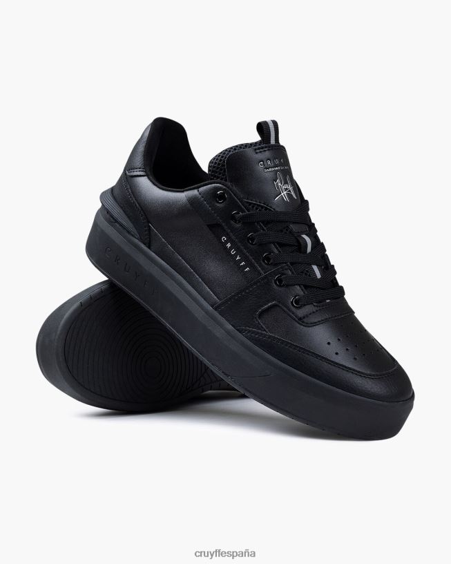 tenis avalado Cruyff hombres negro D6DNB1319 zapatillas