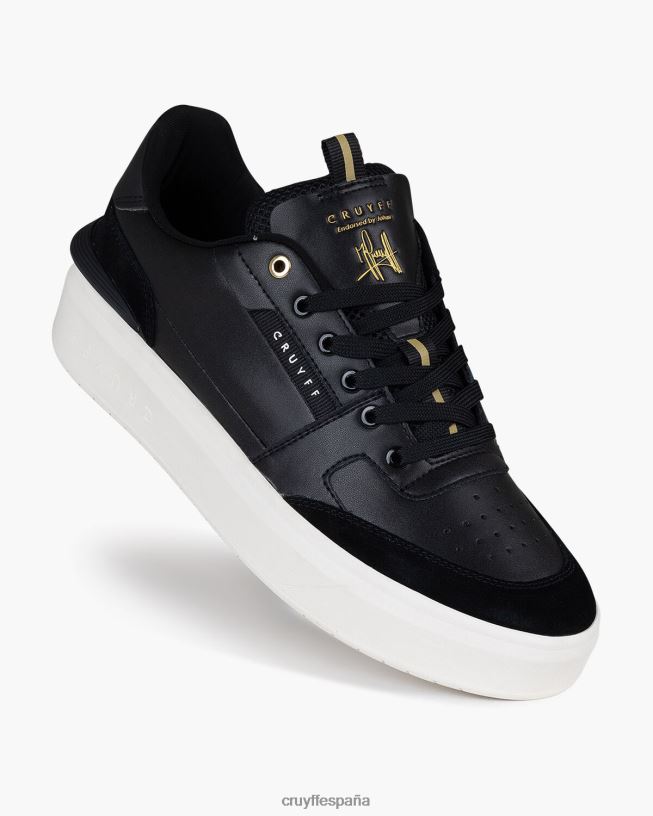 tenis avalado Cruyff hombres negro D6DNB595 zapatillas