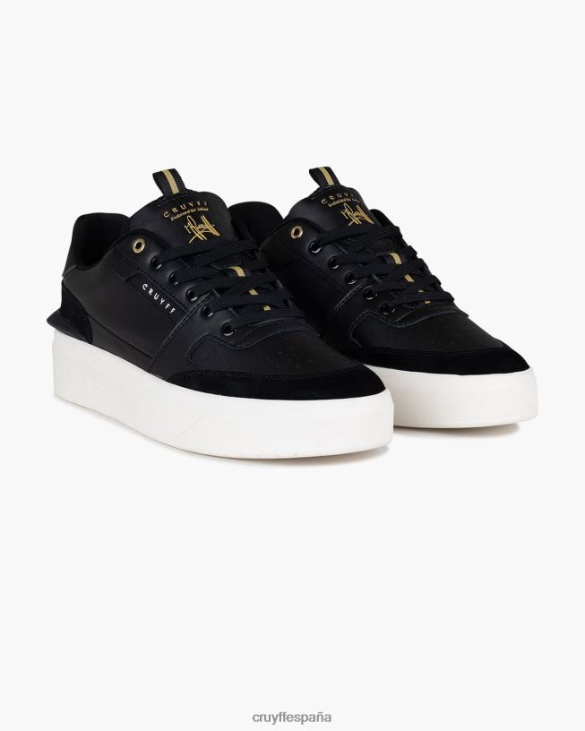 tenis avalado Cruyff hombres negro D6DNB595 zapatillas