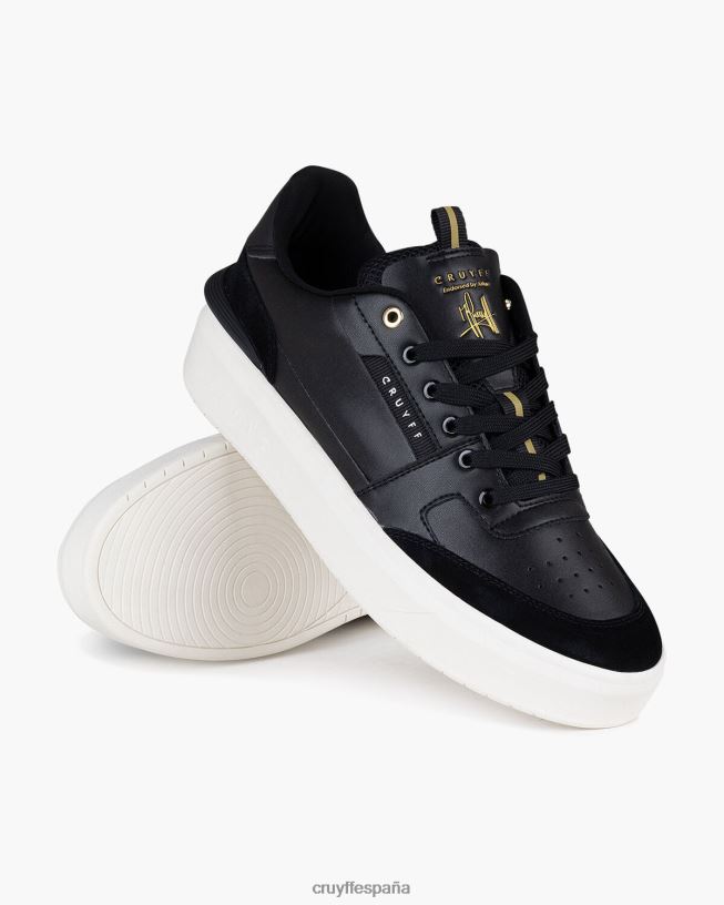 tenis avalado Cruyff hombres negro D6DNB595 zapatillas