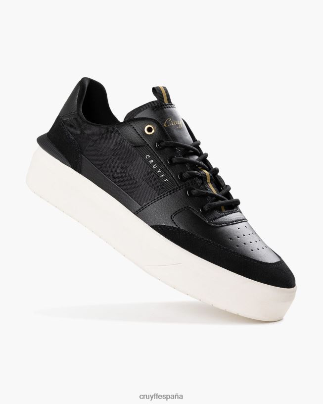 tenis avalado Cruyff hombres oro negro D6DNB343 zapatillas