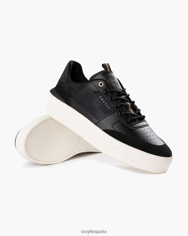 tenis avalado Cruyff hombres oro negro D6DNB343 zapatillas