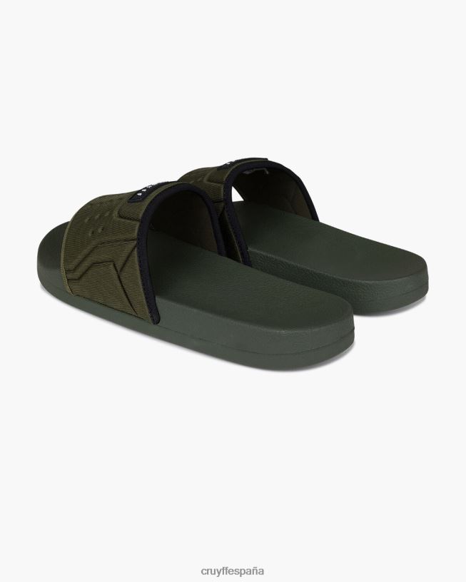 tobogán de buceo Cruyff hombres verde/negro D6DNB714 diapositivas