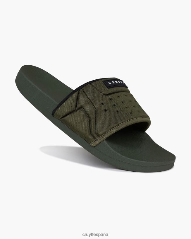 tobogán de buceo Cruyff hombres verde/negro D6DNB714 diapositivas