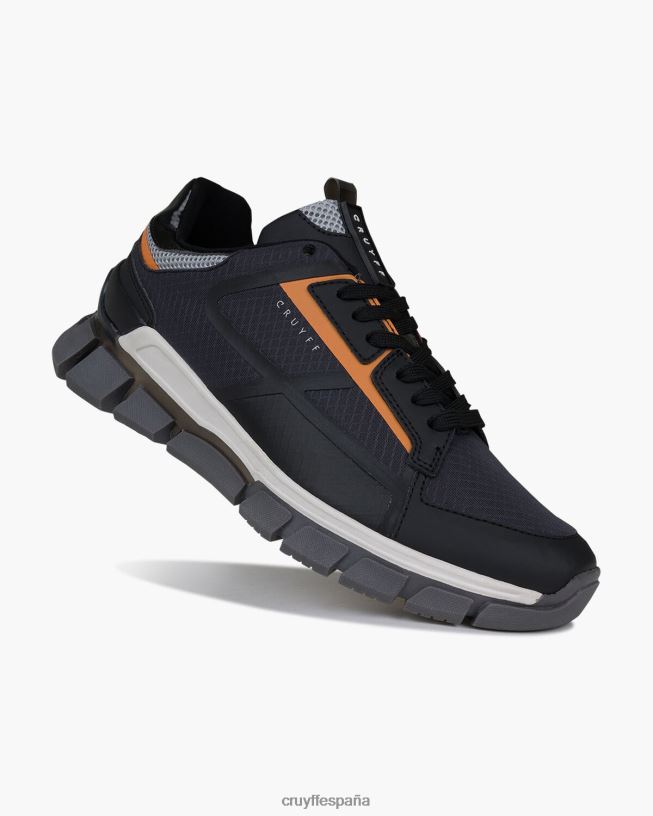 todo estrato Cruyff hombres gris/naranja D6DNB921 zapatillas